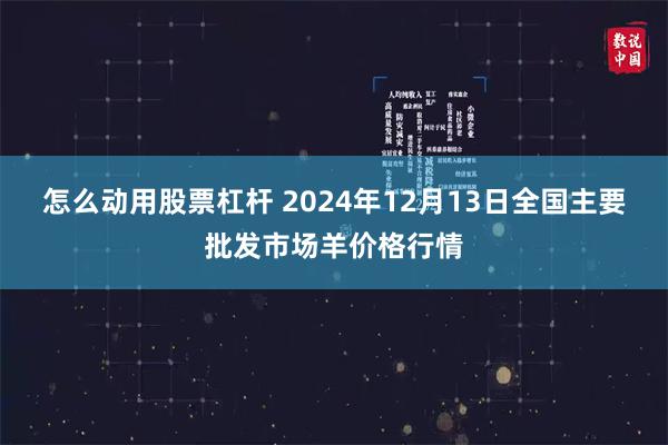 怎么动用股票杠杆 2024年12月13日全国主要批发市场羊价格行情